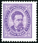 Stamp of Portugal 1882-87 King Luiz, facing, mint & used selection o