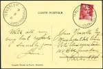 Stamp of Israel » Israel - Interim Period (1948) FRENCH CONSULAR POST IN JERUSALEM Cover (Consulat 