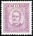 Stamp of Portugal 1892-93 King Carlos, remarkable mint & used select