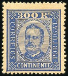 Stamp of Portugal 1892-93 King Carlos, remarkable mint & used select
