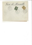 Stamp of France » Collections 1900-40, Env. 45 lettres plus des timbres, tous av