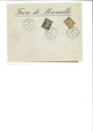 Stamp of France » Collections 1900-40, Env. 45 lettres plus des timbres, tous av