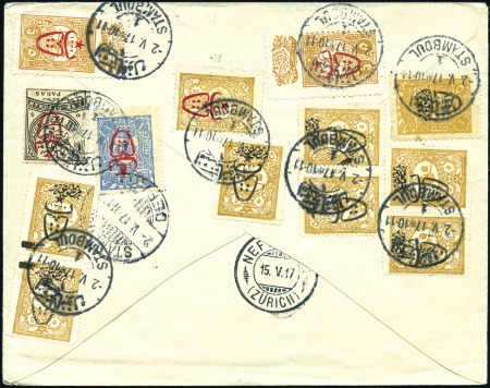 Stamp of Turkey 1860-1960, ca.50 covers with various frankings & p