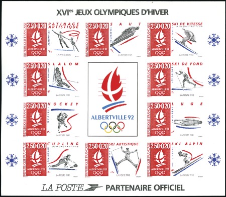 Stamp of France » Collections 1961-92, Collection de NON DENTELÉS en majorité bo