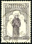 Stamp of Portugal 1895 San Antonio set, neatly used, one short perf.