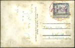 Stamp of Israel » Israel - Interim Period (1948) - Safad Locals SAFED, the May 1948 10c Local plus entire, fantast