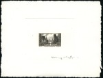 Stamp of France 1929-31 La Rochelle, deux épreuves d'artiste sur p