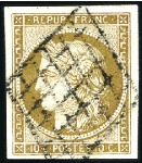 Stamp of France » Collections 1849-73, Collection sur pages entre n°1 et 60 avec