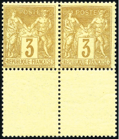 Stamp of France » Collections 1876-1900, SAGE Excellente base de départ d'une co