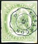 Stamp of France » Collections 1868-1920, Colis-Postaux et Télégraphe, bon début 