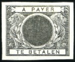 Stamp of Belgium » General issues from 1894 onwards 1895 Épreuves du coin du type "Lions" sans chiffre