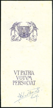 Stamp of Belgium » General issues from 1894 onwards 1938 Basilique de Koekelberg, Épreuve du coin inac