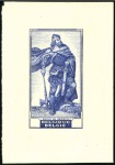 Stamp of Belgium » General issues from 1894 onwards 1946 Sénat I, Série en cinq épreuves des coins san