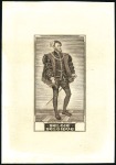 Stamp of Belgium » General issues from 1894 onwards 1946 Sénat IV, Série en cinq épreuves des coins sa
