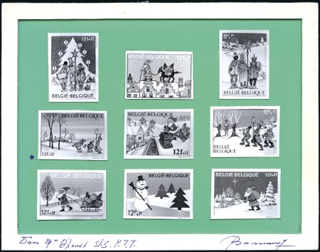 Stamp of Belgium » General issues from 1894 onwards 1984 Noël, Neuf projets différents dont un du type