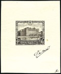Stamp of Belgium » General issues from 1894 onwards 1930 Châteaux, Beloeil, deux épreuves du coin, une