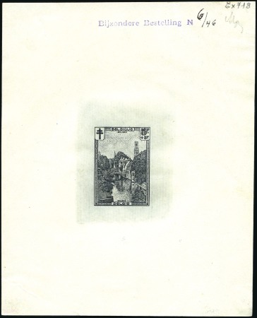 Stamp of Belgium » General issues from 1894 onwards 1929 Sites, Tirage spécial des six coins adoptés e