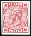 Stamp of Belgium » Belgique. 1883 Nouvelles valeurs - La Genèse Réimpression de 1945 des quatre valeurs. tirage 50