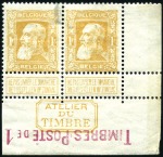 Stamp of Belgium » General issues from 1894 onwards 1905 Grosse Barbe, petit ensemble d’INSCRIPTIONS M