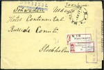 Stamp of Russia » Russia Post in China - Manchuria MANCHULI: 1917 Registered cover to the Russian P.O