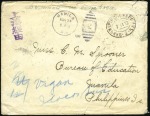 Stamp of Russia » Russia Post in China - Chinese Eastern Railway 1919 Cover to Philippines redirected from Manila t
