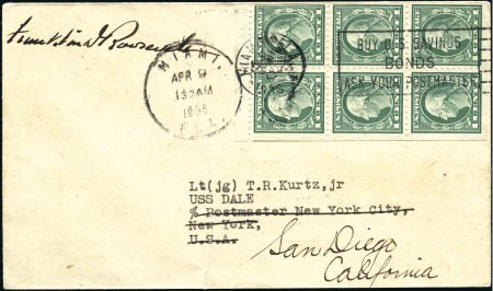 Stamp of United States FRANKLIN D. ROOSEVELT SIGNED COVER

1935 (Apr 9)