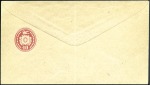 Stamp of Switzerland / Schweiz » Ganzsachen » Briefumschläge 1874-77 10C karminrot, Umschlag kleines Format
