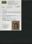 Stamp of Switzerland / Schweiz » Stehende Helvetia 1888 40C grau gez. 9 1/2 entwertet