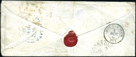 Stamp of France 1849 20c noir Cérès en rare bloc de quatre, juste 