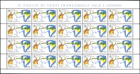 Stamp of Italy » Vatican State UNIQUE UNISSUED SHEETS NEVER BEFORE RECORDED

19