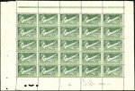 Stamp of Olympics 1924 Olympic 10c and 30c in complete sheetlets of 