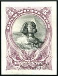 Stamp of Egypt » 1864-1906 Essays 1906 Essays of Bradbury Wilkinson: 5m Sphinx & Pyr