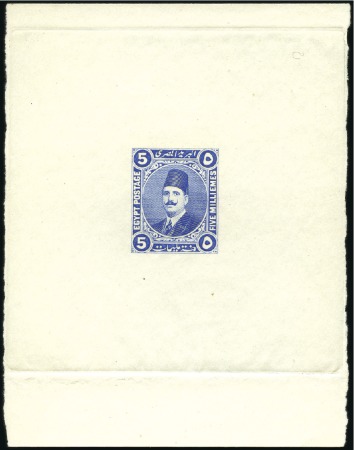 Stamp of Egypt » 1864-1906 Essays 1922 Harrison & Sons King Fuad Essay