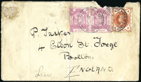 Stamp of South Africa » Anglo Boer War UNIQUE USAGE OF NORTH BORNEO STAMPS IN THE BOER WA