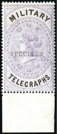 Stamp of Bechuanaland » British Bechuanaland TELEGRAPHS: 1884-85 British Military Telegraphs 1d