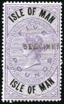 Stamp of Great Britain » Isle of Man TELEGRAPHS: QV 2d to £5 (10 values) with CANCELLED
