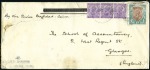 Stamp of India » Used Abroad ABADAN: 1921 (Aug 21) Envelope from the Admiralty 