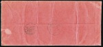 Stamp of India » Used Abroad AHWAZ: 1915 (Mar 31) Red printed envelope from the