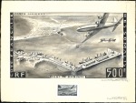 Stamp of Colonies françaises » Djibouti 1956 Phare de Ras-Bir, deux maquettes originales d