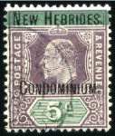 Stamp of New Hebrides 1908 Overprinted Fiji Stamps

1908 Overprinted 1