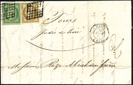 Stamp of France First Issue Combination