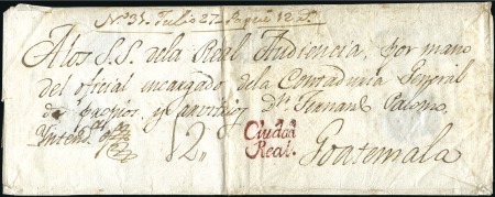 Stamp of Large Lots and Collections 1802-1900, EARLY CENTRAL AMERICA POSTAL HISTORY ex