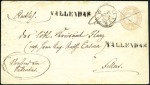 Stamp of Switzerland / Schweiz » Ganzsachen » Briefumschläge 1871 5C braun, gewendeter Umschlag