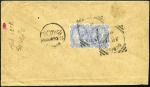 Stamp of India » Used Abroad BUSHIRE: 1902 & 1903 Pair of covers from Bushire t