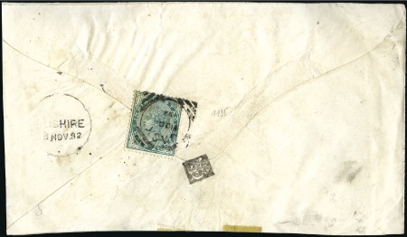 Stamp of India » Used Abroad JASK: 1892 (Oct 31) Envelope from Jask to Bushire