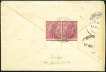 Stamp of India » Used Abroad LINGA: 1922 (Feb 26) Envelope from Linga to Bombay
