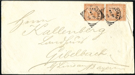 Stamp of India » Used Abroad ZANZIBAR: 1888 (Oct 23) Envelope from Zanzibar to