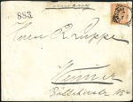 Stamp of Zanzibar » The Indian Post Office (1875-1895) 1888-1890, Group of 3 covers from Zanzibar with 18
