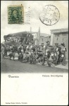 Stamp of China 1900-10, Album with +110 PICTURE POSTCARDS showing