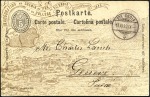 Stamp of Switzerland / Schweiz » Ganzsachen » Postkarten 1893 Inauguration du Chemin de Fer Ste Croix